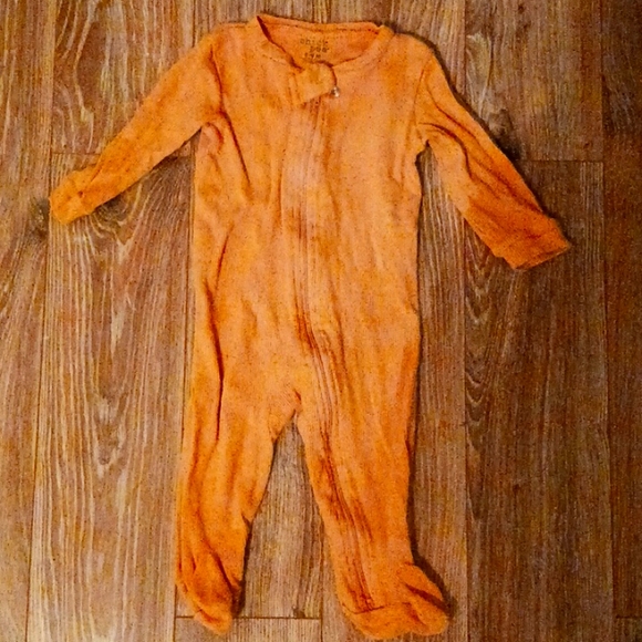 Footie Pajama and Bow Matching Set - Picture 3 of 3